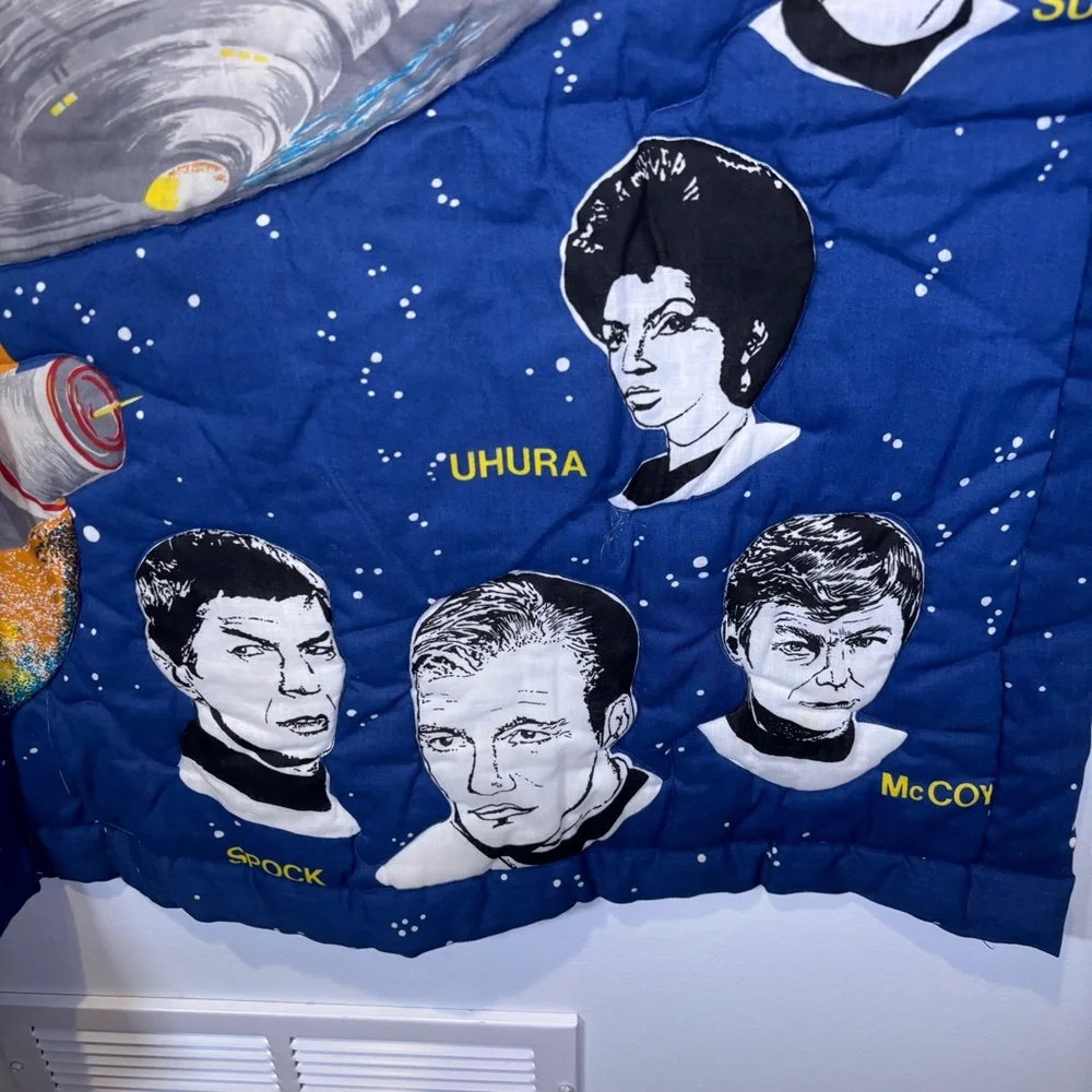 Vintage Star Trek 20 Years Hanging Quilt